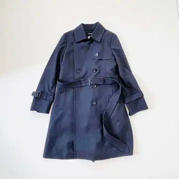 새상품 sourire 택 포함 라이너 & 허리 벨트 포함 트렌치코트 블랙