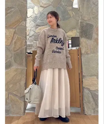 미사용 새상품 BAYFLOW 시어 플레어 스커트