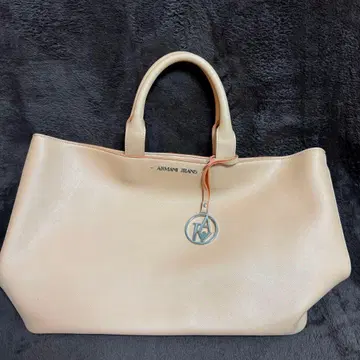 AR MANI JEANS 베이지 토트백