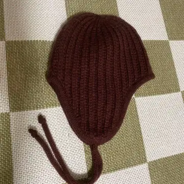 odds 브라운 니트 모자