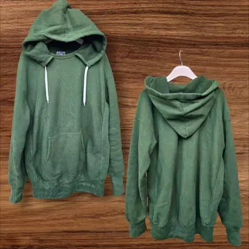 레어 XL CALEE 풀오버 후드티 올리브 일본제 극육후