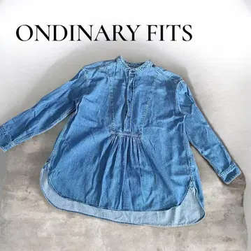 [ 오카야마 브랜드 ] 오디너리피츠 핀턱 요크 데님 셔츠