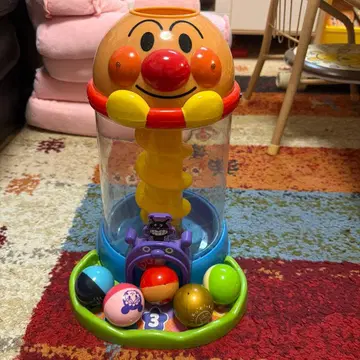 호빵맨 뽑기 게임 완구 공 포함