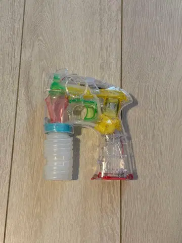 클리어 버블건 4개 샤봉 액체 세트