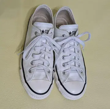 CONVERSE 가죽 화이트 일본제 ALLSTAR 26cm
