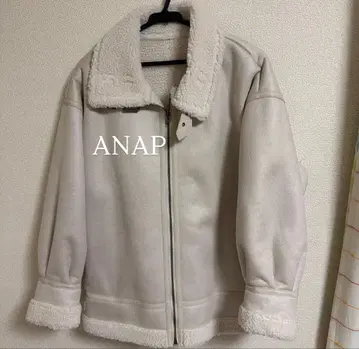 [ ANAP ] 보아 자켓 화이트