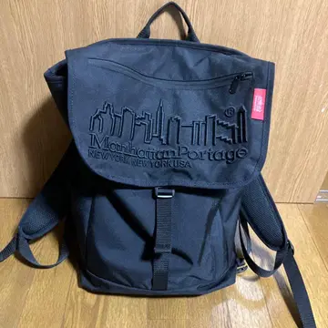 Manhattan Portage 블랙 백팩