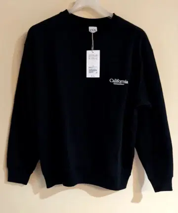 UNITEDARROWS California 로고 블랙 맨투맨