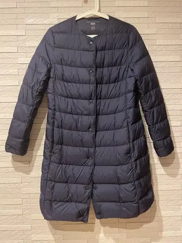 UNIQLO 울트라 라이트 다운 네이비 롱 다운 자켓
