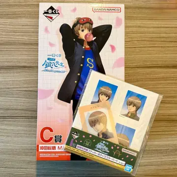 은혼 제일복권 오키타 소고 피규어 스티커 세트 C상 I상