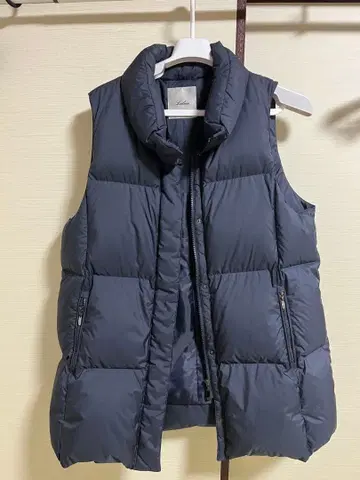 Leilian 네이비 다운 베스트