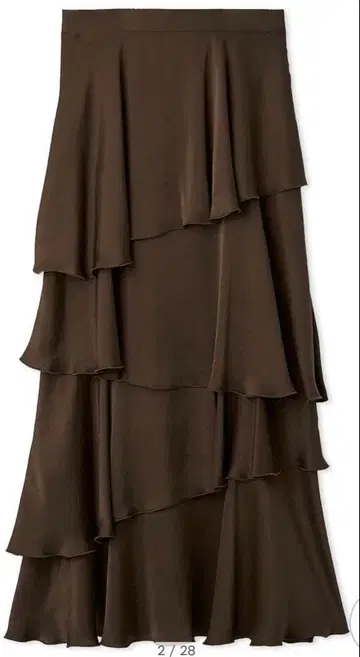 스나이델 새틴 내로우 캉캉 스커트 새상품 정품 0사이즈