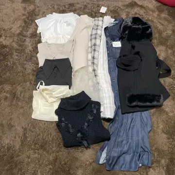 여성용 귀여운 계열 코디 세트 윌 셀렉션 니트 포함!