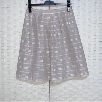 SunaUna 플레어 스커트 베이지 38