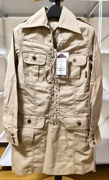 Hysterics 레이스업 밀리터리 디자인 코트 FREE SIZE