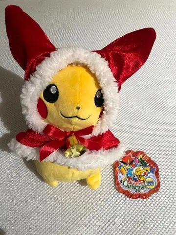 포켓몬 피카츄 봉제 인형 2012 크리스마스 포켓몬 센터 택 포함