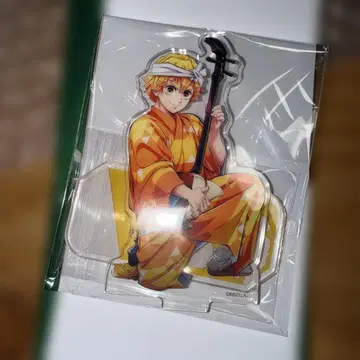 귀멸의 칼날 젠이츠 아크릴 스탠드 아와오도리 아크릴 스탠드