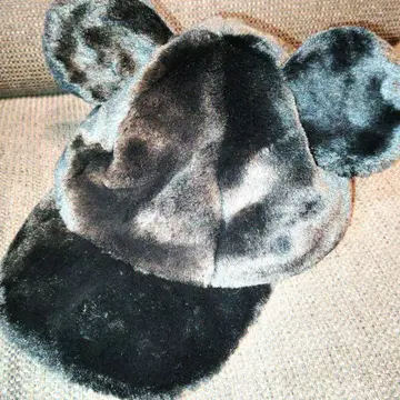 미키 퍼 달린 모자 즉시 구매 OK