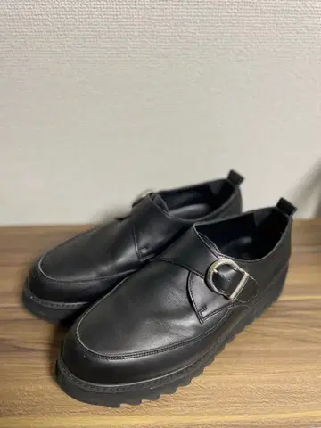 HARE 샤크 밑창 싱글 몽크 신발