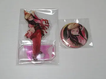 아와오도리 귀멸의 칼날 네즈코 아크릴 스탠드 캔뱃지