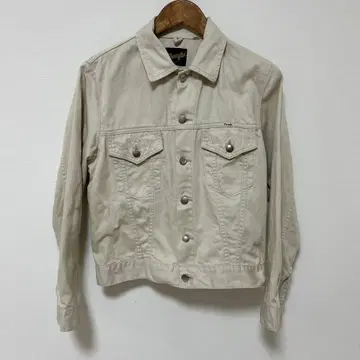 새상품급 랭글러 아이보리 데님 자켓