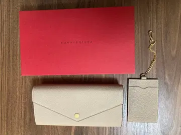 BONAVENTURA 베이지 접이식 지갑