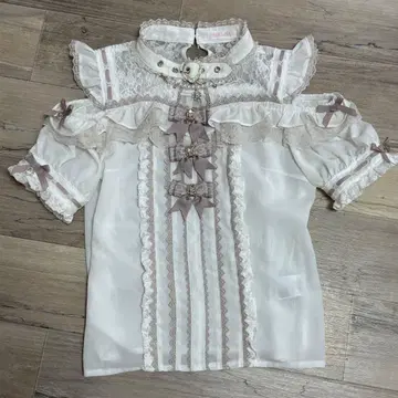 리즈리사 블라우스 반팔 핑크