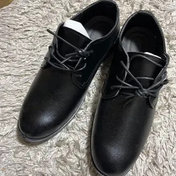 블랙 드레스 슈즈 합성 피혁