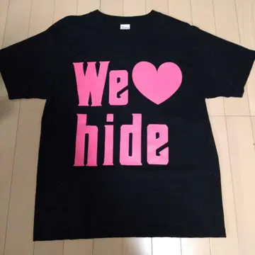 We hide 블랙 T셔츠 M 사이즈