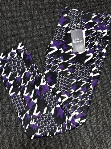 [미사용 새상품] Jack Bunny!! 기하학 패턴 팬츠 남성용 골프