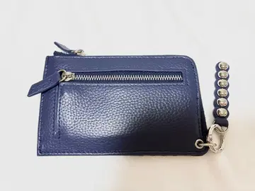 이어파피욘 프래그먼트 케이스 천연 가죽 스터드 네이비 가죽