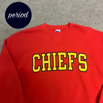 P2842 90s RUSSELL 치프스 NFL 맨투맨 vintage