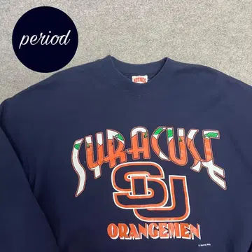 P2843 90s NUTMEG 칼리지 시라큐스 맨투맨 USA제