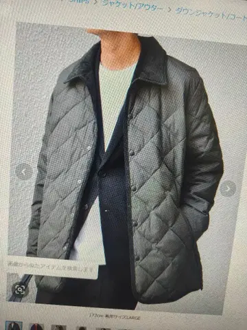 미개봉 TAION 다이아 퀼트 다운 하프 코트 S