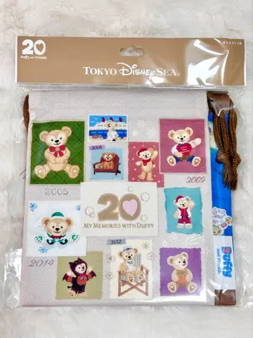 도쿄디즈니씨 더피 20주년 복주머니 복조리 새상품