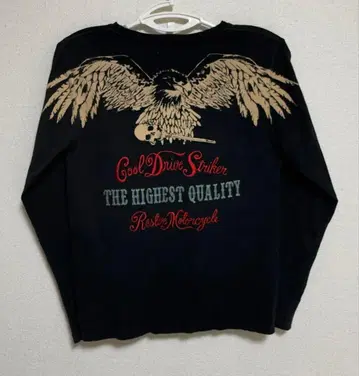 쿨 드라이브 스트라이커 롱 T 블랙 바이커