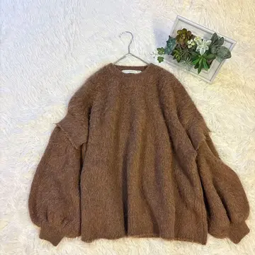 GREED International 벌룬 슬리브 니트