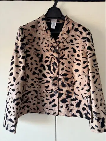 Krizia poi 레오파드 무늬 자켓