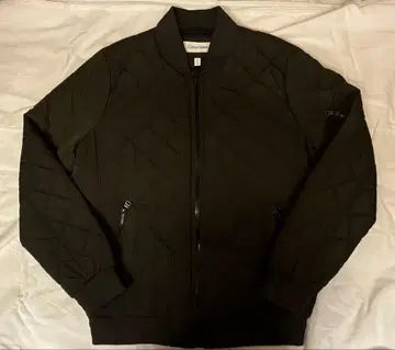 Calvin Klein / 퀼팅 베이스볼 자켓 / 올리브