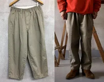 쿠티 신동품 24aw 2턱 이지 앵클 팬츠 M