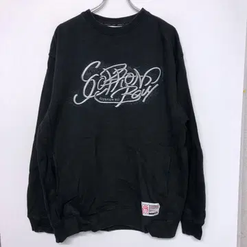 SCORPION BAY 90s 스트릿 구제 의류 더블 페이스 맨투맨