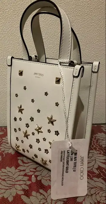 [ 새상품 ] 지미추 토트백 ( 숄더 포함 ) 스타 스터드 2WAY