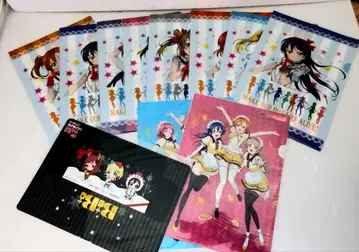 러브 라이브! 로손 & 코코스/콜라보 클리어 파일 10장 세트