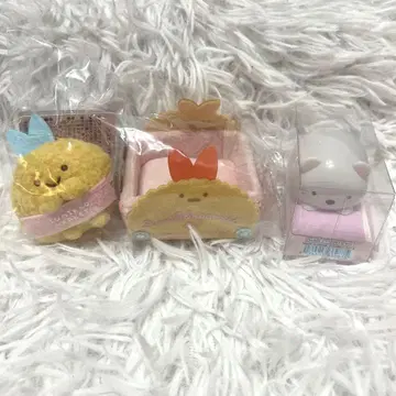 [미사용품] 스미코구라시 2세트 테노리 봉제 인형 시로쿠마 탁상 클리너