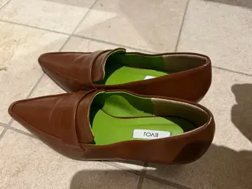 EVOL 브라운 펌프스 로퍼 신발