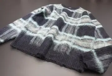 쉽스 SHIPS 니트 스웨터 체크 무늬