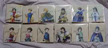 환상수호전 복권 미니 색지 12종