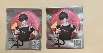 슬로우 데미지 토와 캔뱃지 2점 새상품 HUB