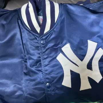 뉴욕 양키스 바시티 자켓 네이비