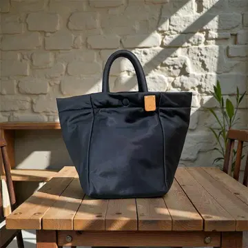 러셋 블랙 토트백